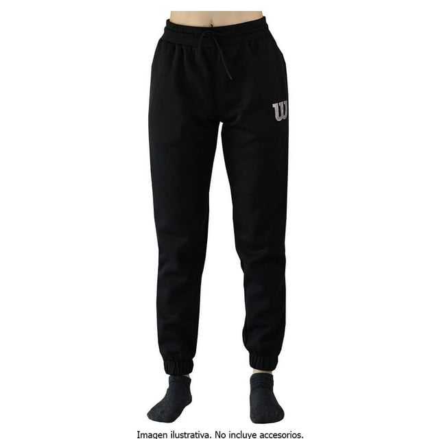 Pantalón Wilson Talla EG Deportivo Tipo Jogger Liso Negro