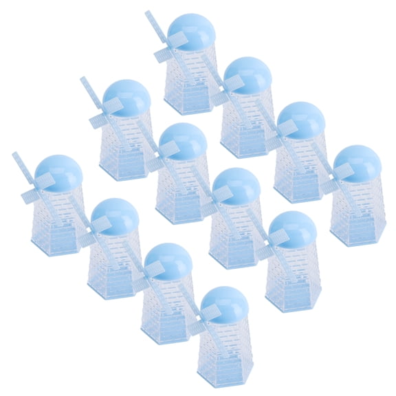 Baby Shower Bottles,Feeding Bottle Candy Box,12PCS Windmill Shaped Candy Box Plastic Candy Case Container for Wedding Favor Baby Shower Decor