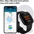 thumbnail image 3 of Fitbit Versa (3rd Gen) Smartwatch | Carbon aluminum Body with Black Band, one size (S & L bands included) | Open Box, 3 of 5