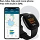 Fitbit Versa (3ème Génération) Smartwatch Boîtier en Aluminium Carbone avec Bande Noire, Taille Unique (Bandes S & L Incluses) Boîte Ouverte – image 3 sur 5