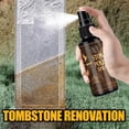 thumbnail image 2 of Tombstone Polish Spray with Towel, Headstone Cleaner For Graves, Tombstone Stone Polish Spray, Headstone Restoration, Tombstone Spray, Gentle Stone Care Formula Restores Shine (2pcs), 2 of 9