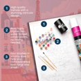 thumbnail image 4 of Kit de pintura por números Pink Picasso 41x51 cm Arte floral, 4 of 9