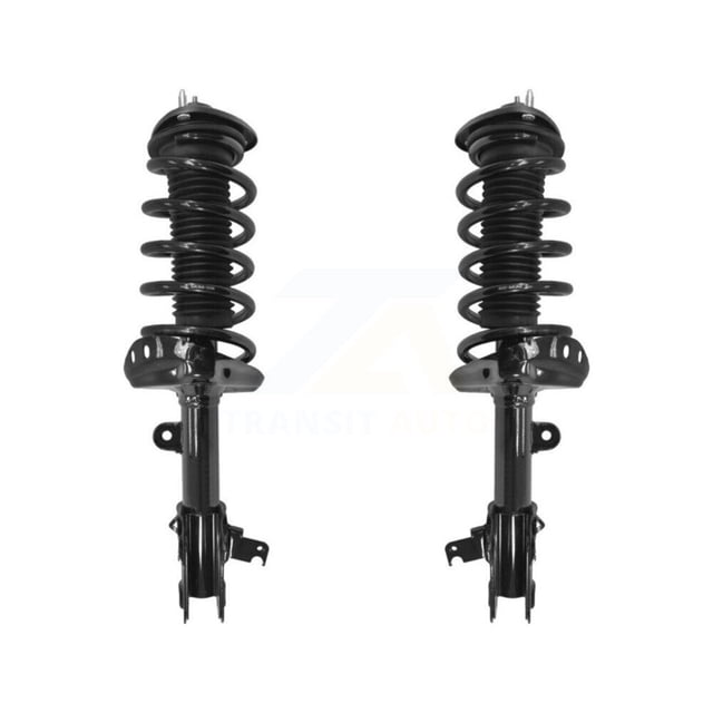 Transit Auto Front Complete Suspension Shocks Strut and Coil Spring Mount Assemblies Kit for Car 2008-2010 Honda Odyssey - Left Right Side (Driver Passenger) K78A-100202