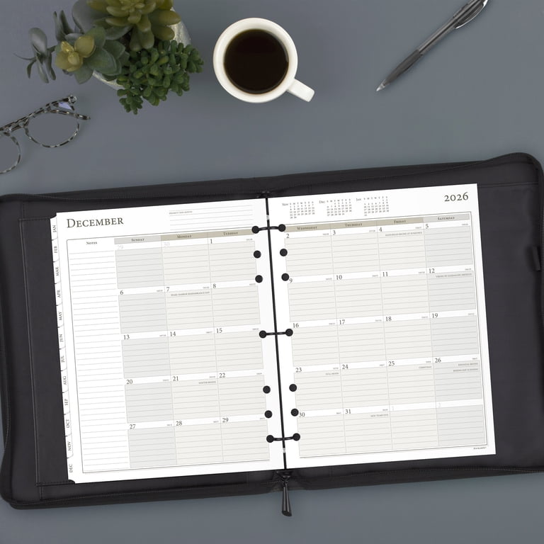 2026 Daily Planner With Times: One Page Per Day | Large Size 8.5 X 11
