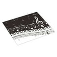 thumbnail image 2 of Easygdp Piano Keys With Musical Notes Microfiber Dish Drying Mat for Kitchen Counter,Heat Resistant Drainer Mats with Non-slip Backed,Super absorbent, 2 of 8
