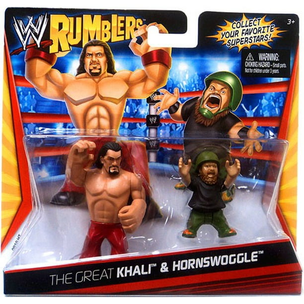 Wwe Wrestling Rumblers Series 1 Great Khali Hornswoggle Mini