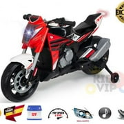 INJUSA | Honda Naked Edition 12V Motorcycle | Removable, Rear Stabilizing Wheels
