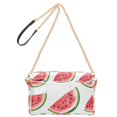 thumbnail image 2 of FORMRS Women Crossbody Purse with Chain Strap Vegan Leather Shoulder Handbag, White Watermelon, 2 of 7