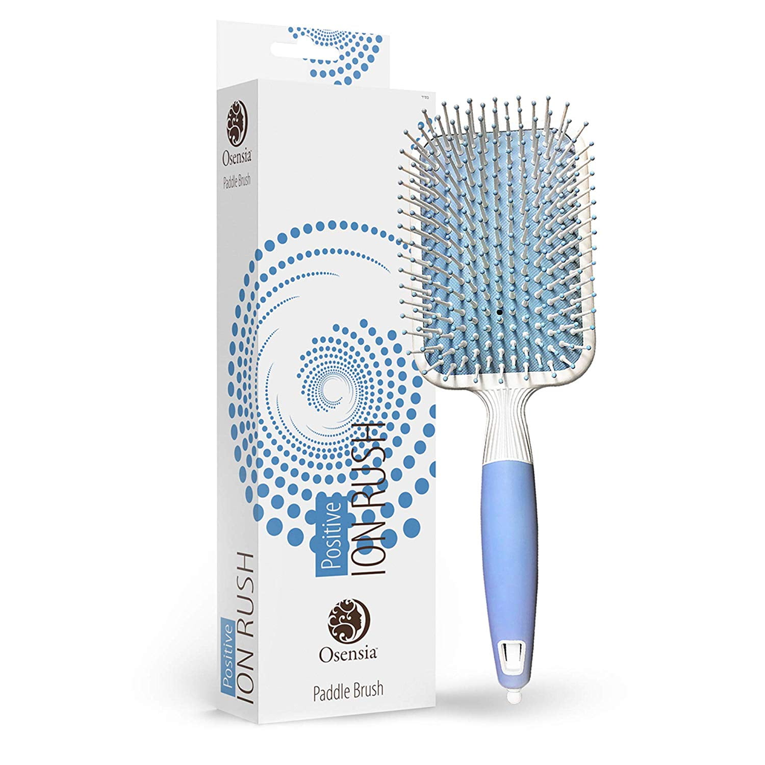 Soft Paddle Brush Infused with Ionic Minerals Flat Detangler Brush