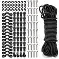 thumbnail image 1 of Kenally 115 unids/set Kayak barco cuerda C-hebillas Kit de aparejo tornillos de repuesto tuercas espaciador para pesca kayak piragüismo Bombillas para automóviles Kenally VI015567-00, 1 of 6