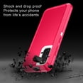thumbnail image 4 of I-HONVA For Samsung Galaxy S20 Case,3-Layer Military Grade Drop Protection Anti-Slip Rugged Shockproof Dustproof Protection 6.2 inch Phone Case,Pink White, 4 of 7