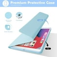 thumbnail image 3 of KOMI Wireless Keyboard Case with Mouse for iPad 10.2" 9th 8th 7th Generation, Detachable Bluetooth Keyboard with Pencil Holder for iPad 10.2 Inch/iPad Air 10.5"(3rd Gen)/iPad Pro 10.5 in, 3 of 6