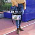 thumbnail image 6 of Clear Bag Stadium Approved,Security Approved Clear Tote Bag-12"X12"X6", 6 of 8
