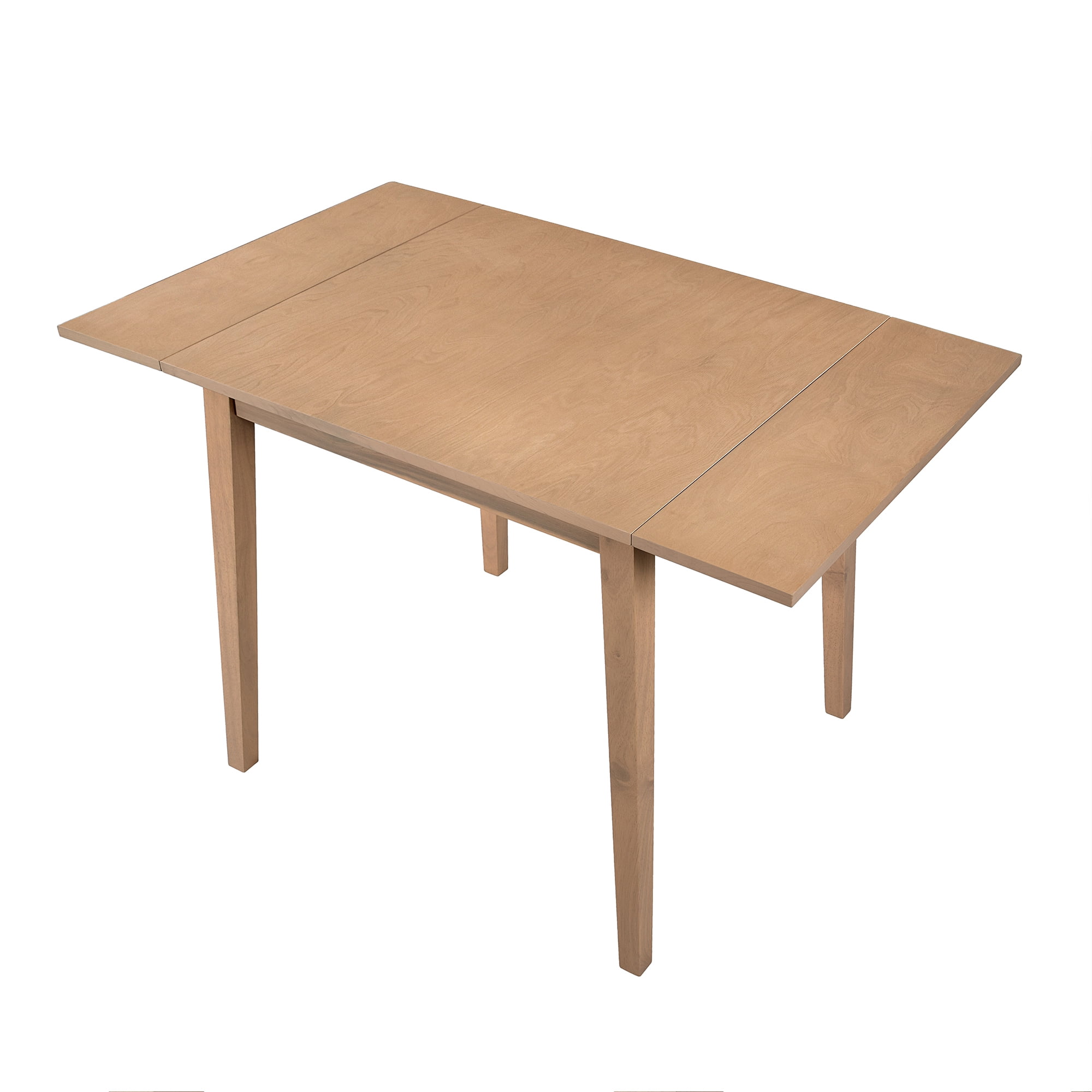 Euroco 29"- 45" Extendable Dining Table for 4, Folding Kitchen Table with Wood Legs for Kitchen, Dining Room,Living Room,Small Spaces,Natural