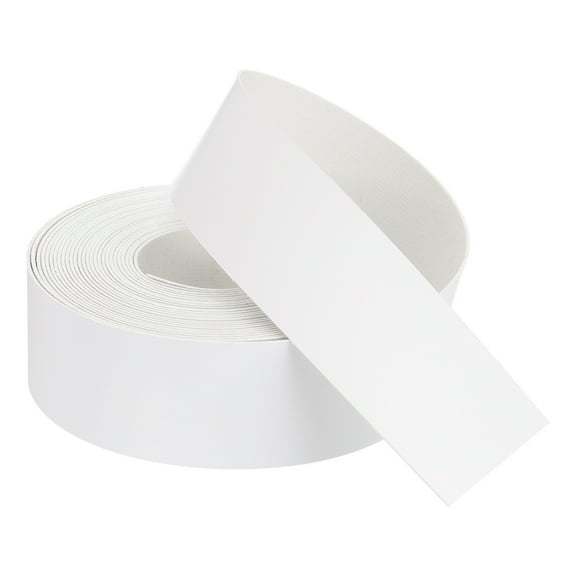 White Edge Banding 25 ft x 1-3/4 Inch Veneer Tape Pre-glued for Furniture Restoration