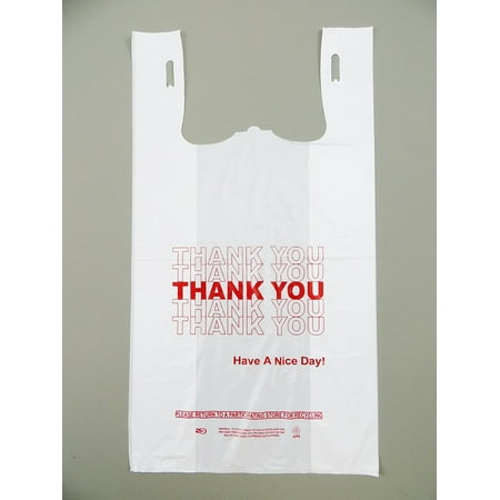 Plastic Bag Standard Thank You White T Shirt 11 5 X6 X21 15 Mic 1000 Bags Case 10010 By Retail Direct