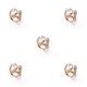thumbnail image 1 of Minnieouse Bufanda de seda para mujer Clip de anillo Chal de moda Hebilla Titular Broche Moda de boda Bufandas clásicas Sujetador Oro / Perla Type2 NO2, 1 of 6