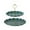 Green, variant on HOMBOTI Cake Display Stand for Party 2 Tier Dessert Cupcake Stand Cake Plate Display for Baking Gifts Dessert Table Display for Party, Wedding, Birthday