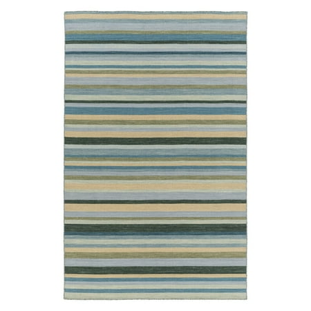 Set Cobalt Blue Rub - Surya Calvin CLV105 Indoor Area Rug