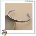 thumbnail image 3 of Inspirational Bracelet and from The Chaos of Her Soul There Flower Beauty Cuff Bangle Bracelet Encouragement Gift for Daughter Granddaughter Best Friend, 3 of 6