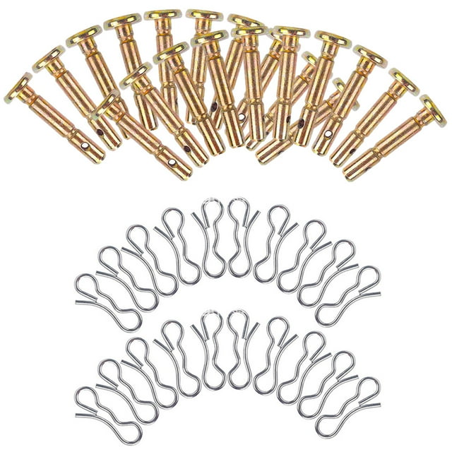 MasteelfCA 1 Set of Snowblower Shear and Cotter Pins Set Replacement Metal Cotter Pins Shear Pins
