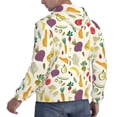 thumbnail image 3 of Hoodies for Men - Vegetable Long Sleeve Comfrt Men'S Fashion Hoodies & Sweatshirts, Sweatshirts for Men Hoodies Pullover Clothing Clothes with Pouch, 3 of 7