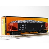 MTH RAILKING ERIE 4-BAY HOPPER CAR W/ COAL LOAD #32592 O GAUGE 30-75752