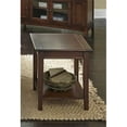 thumbnail image 3 of A-America Westlake Solid Wood End Table with Bottom Shelf in Cherry Brown, 3 of 5