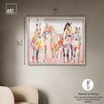 thumbnail image 4 of Frontier Horses Shadowbox Print Western Art by Art Remedy, Blonde Frame, 45 x 36, 4 of 6