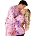 thumbnail image 2 of Mifsaly Couples Matching Valentines Day Sweatshirts Cute Heart Print Valentine Sweatshirt Women Men Fashion Crewneck Long Sleeve Cotton Hoodie Festival Date Spring Unisex Outfits, 2 of 9