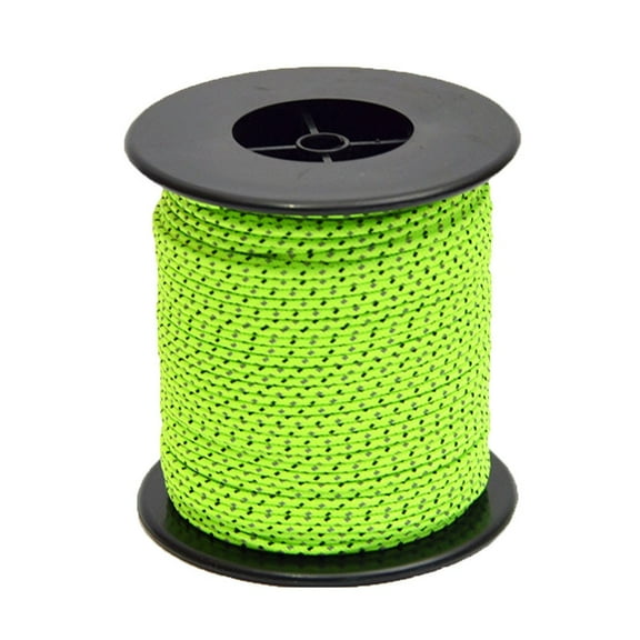 50M 2.5Mm Tent Cord Rope Camping Awning Rope Reflective Guyline Pp Tent Guy Line Windproof Rope Camping Supplies