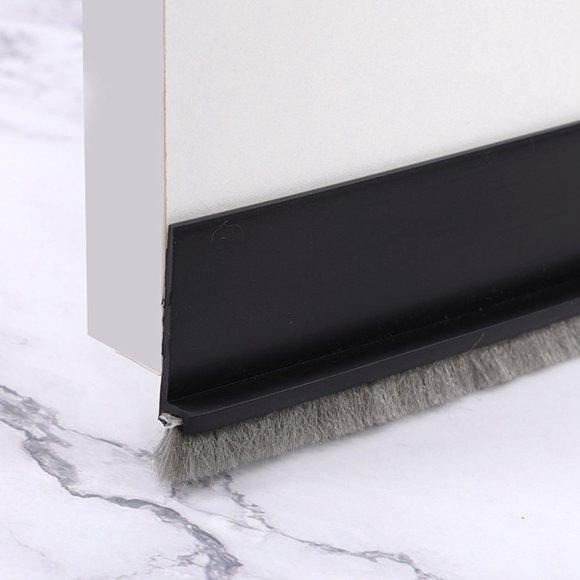 Doorstop Sealing Strip for Home Use Self Door Bottom Seal with Sound Insulation Barrier Cockroach Bathroom Filler 1 Meter Long Door Seal Strip