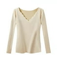 thumbnail image 1 of Guardurnaity Camisa térmica Ropa interior de invierno Ropa de abrigo Multicolor Moda Tamaño compacto Lavable Top Lencería larga al tacto Ropa interior Color de piel SG, 1 of 6
