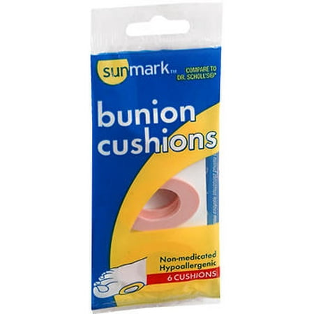 Sunmark Bunion Cushions, 6 Count