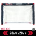 thumbnail image 3 of Franklin Sports NHL Columbus Blue Jackets Mini Hockey Set - Kids Indoor Knee Hockey Goal, Ball, + 2 Mini Hockey Stick Combo Set - Youth NHL Team Indoor Toy Knee Hockey Sets - NHL Official - Ages 3+, 3 of 7