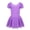Purple, variant on Lejafay Kids Girls Flutter Sleeve Leotard Ballet Dance Tutu Dress Costumes Pink XL