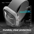 thumbnail image 3 of elago Clear Shield Case Compatible with Apple Watch 7, Compatible with iWatch 45mm 41mm Full Protection (Hard PC + Tempered Glass Material), Full Acess to Screen, Charge Directly (45mm, Clear Matte), 3 of 5