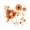 Candle HolderA, variant on Decorative Candle Holder Floral Candle Lamp Centerpiece with Garland Plastic Tabletop Flower Ring Lantern for Wedding Dinner Party Decor Style D