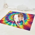 thumbnail image 2 of Colorful Tie Dye Star Mandala Pattern Blanket,Comfortable Soft Flannel Throw Blanket,All Season,Warm Lightweight Blankets for Sofa Bed Couch Living Room Chair,30"x40", 2 of 4