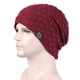 thumbnail image 2 of 1 gorro para hombre, cálido, de invierno, tejido holgado, grueso, con forma de calavera, 2 of 8