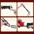 thumbnail image 5 of bxhwj Christmas Train Set for Kids, Electric Toy Train with Light and Music, Auto Circulating Railway Track Building Toys, Assembly Educational Gift for Boys Girls Holiday Party Decor, 5 of 7