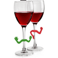 thumbnail image 3 of 12Pcs Wine Glass Marker Silicone Wine Drink Markers Wine Identifiers for Party Assorted Colours,Random Color, 3 of 7