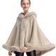 thumbnail image 1 of Faux Fur Hooded Casual Warm Jacket, 1 of 4
