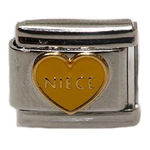 Niece on Heart Italian Link Bracelet Charm
