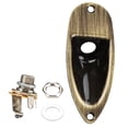 thumbnail image 1 of Guitar Input Jack Boat Style Jack Plate Guitar Pickup Output Input Jack Plug Socket Plate, 1 of 8