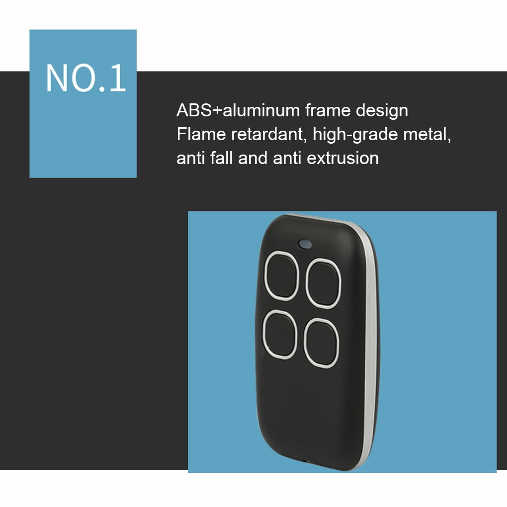 Homelink Remote Universal Garage Door Remote - 4-Button Programmable ...