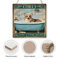 thumbnail image 3 of Corgi Wash Your Paws Square Hanging Wooden Sign 12x12 Inches Corgi Wooden Home Decor, Corgi Hanging Sign, Corgi Lover Gift Ideas, Corgi Moms, Corgi Lovers, Corgi Gifts, Corgi Accessories, 3 of 8
