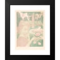thumbnail image 2 of Maurice Denis 11x14 Black Modern Framed Museum Art Print Titled - Young Woman Gets a Flower Bouquet in a Garden (1899), 2 of 5