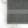 thumbnail image 4 of (2 pack) Mainstays Basic Bath Towel, Grey, 27x52, 4 of 6