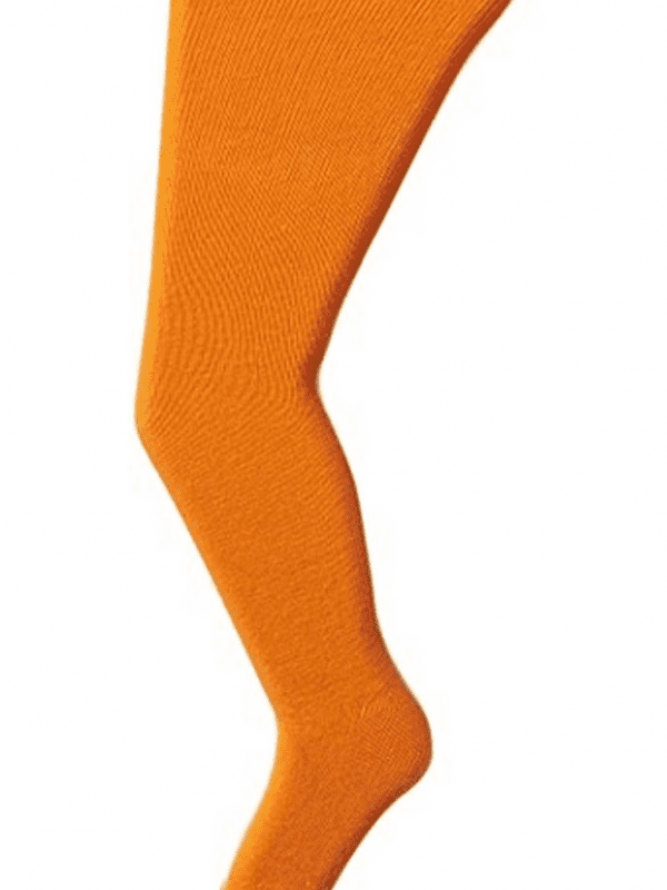 orange infant tights